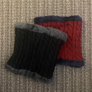 Winter Fleece Neck Muff/Warmer (x2)